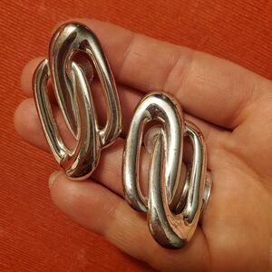 Silver vintage earrings